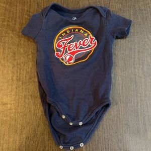 WNBA Indiana Fever Navy Bodysuit for Kids Sz 0-3